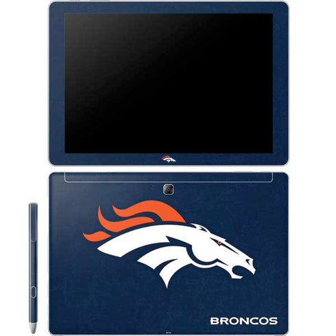 NFL Denver Broncos - Distressed Galaxy Book 12in Skin
